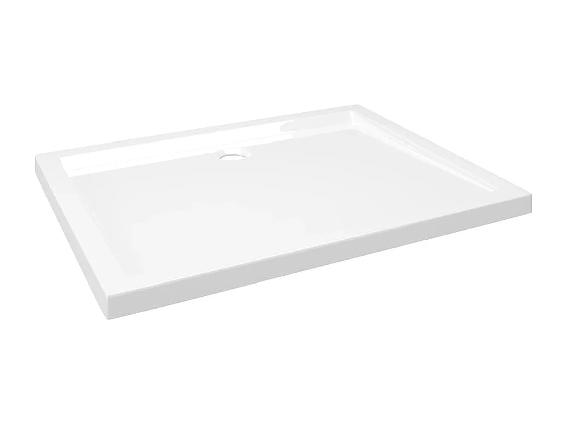 Base de chuveiro base de chuveiro base de chuveiro banheiro banheiro chuveiro interior de casa retangular ABS 80 x 100 cm branco 02_0001947