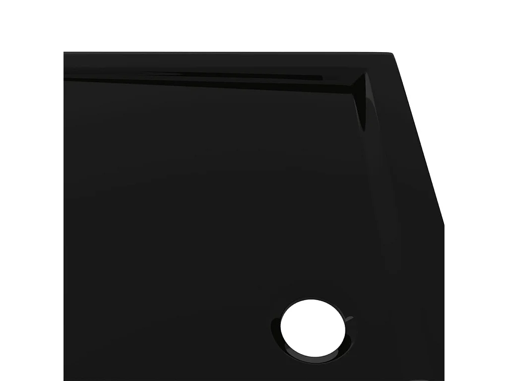 Base de chuveiro base de chuveiro base de chuveiro banheiro vaso sanitário interior de casa retangular ABS preto 70 x 90 cm 02_0001955