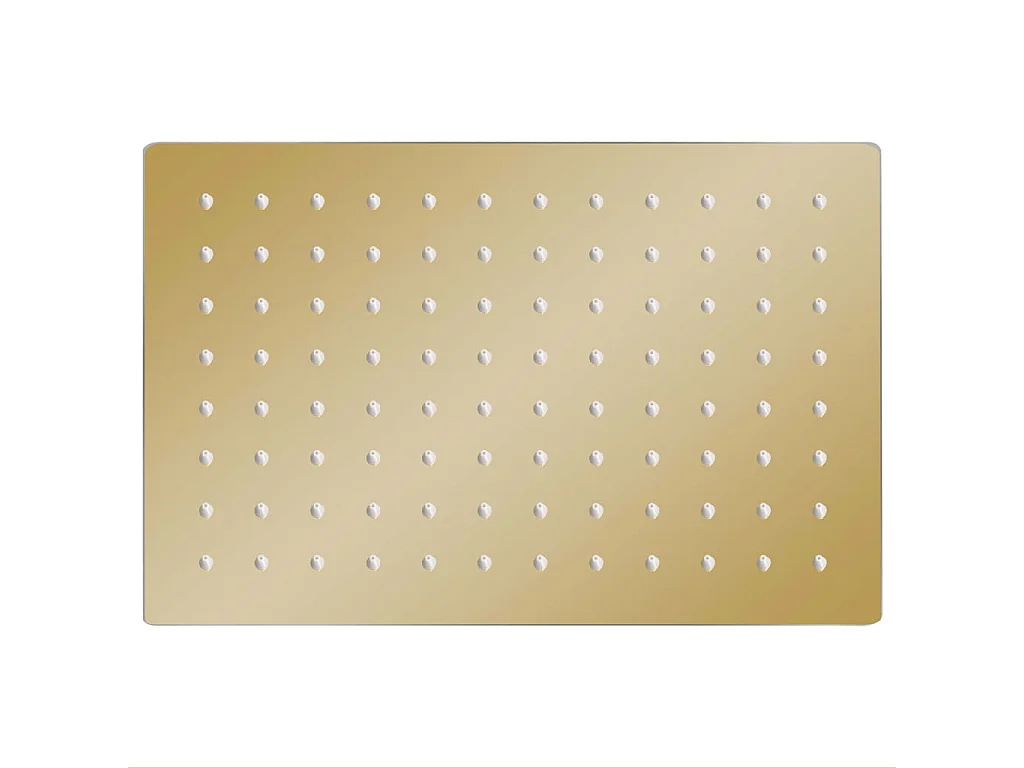 Chuveiro efeito chuva em aço inox 30x20 cm Retangular Dourado 02_0002095