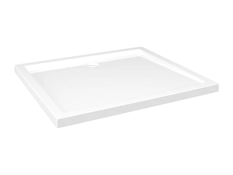 Receveur de douche base blanche 80 x 90 x 4 cm 02_0001952