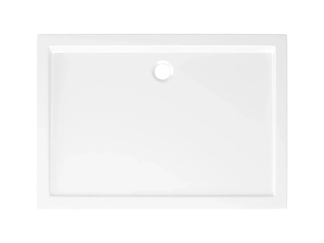 Base de chuveiro base de chuveiro base de chuveiro banheiro banheiro chuveiro interior de casa retangular ABS 70 x 100 cm branco 02_0001950