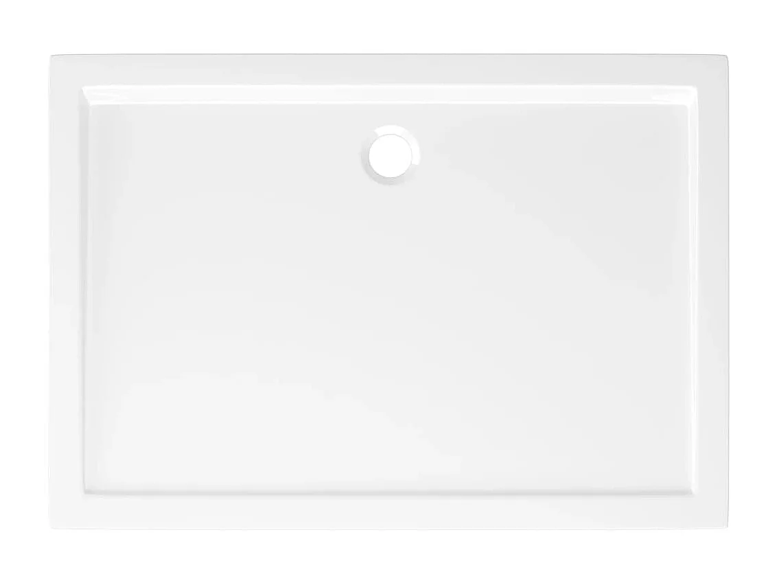 Base de chuveiro base de chuveiro base de chuveiro banheiro banheiro chuveiro interior de casa retangular ABS 70 x 100 cm branco 02_0001950