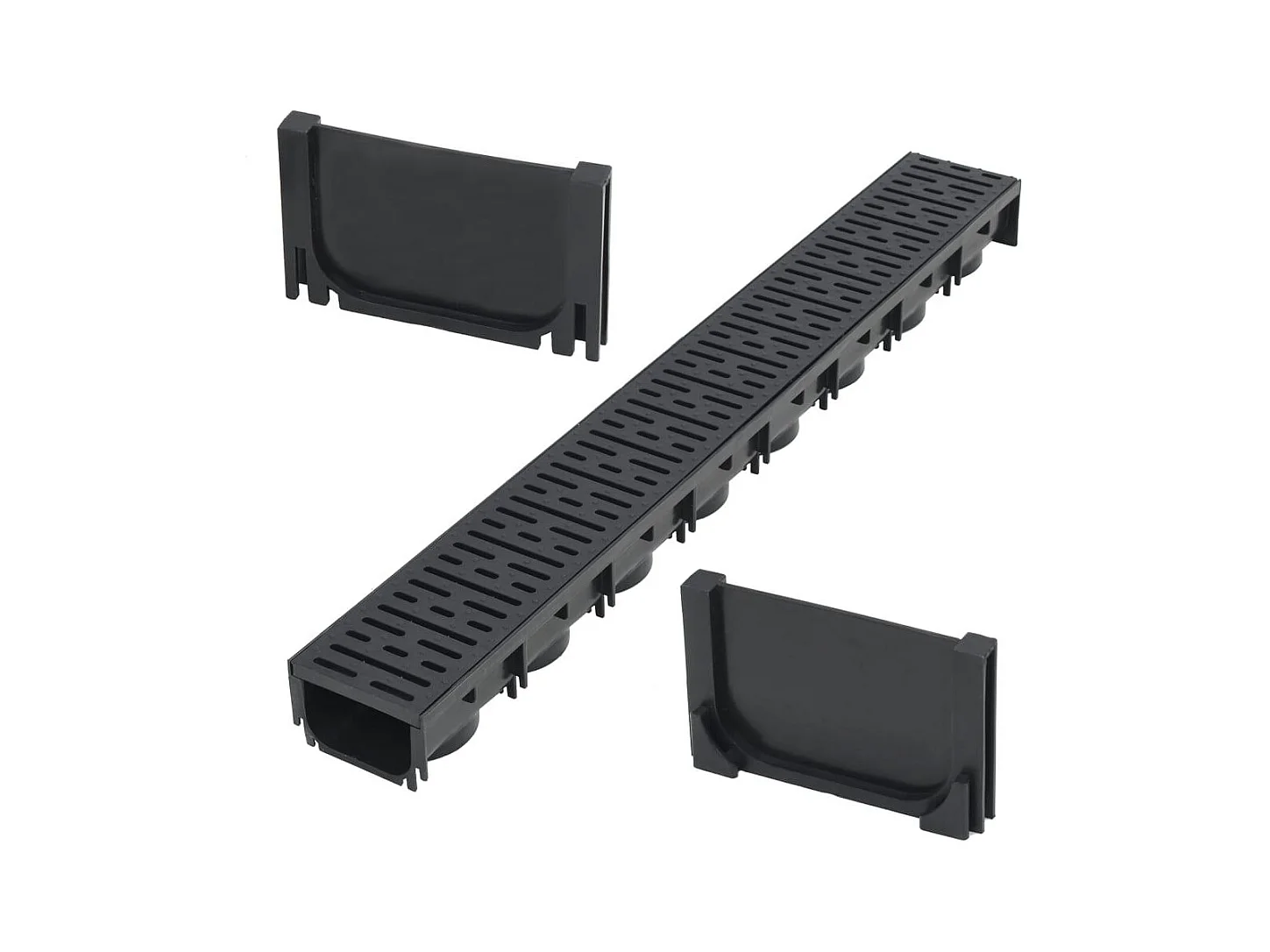 Canales de drenaje de plástico 1 m 02_0002991