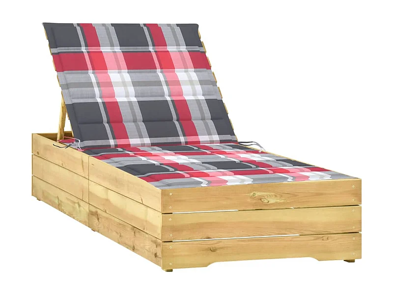 Transat chaise longue bain bois marron 198 x 68 x 75 cm 02_0012434