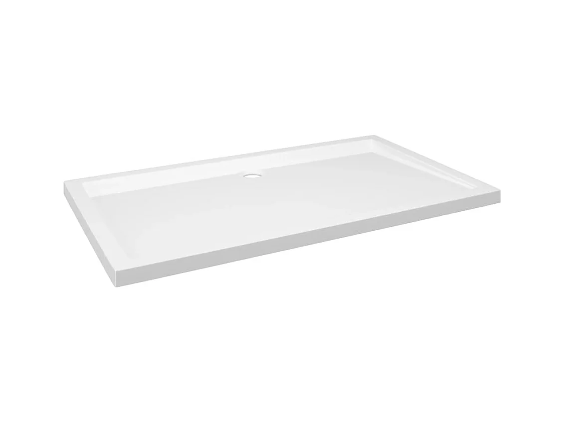 Piatto doccia piatto doccia piatto doccia bagno wc doccia interno casa rettangolare ABS 70 x 120 cm bianco 02_0001949