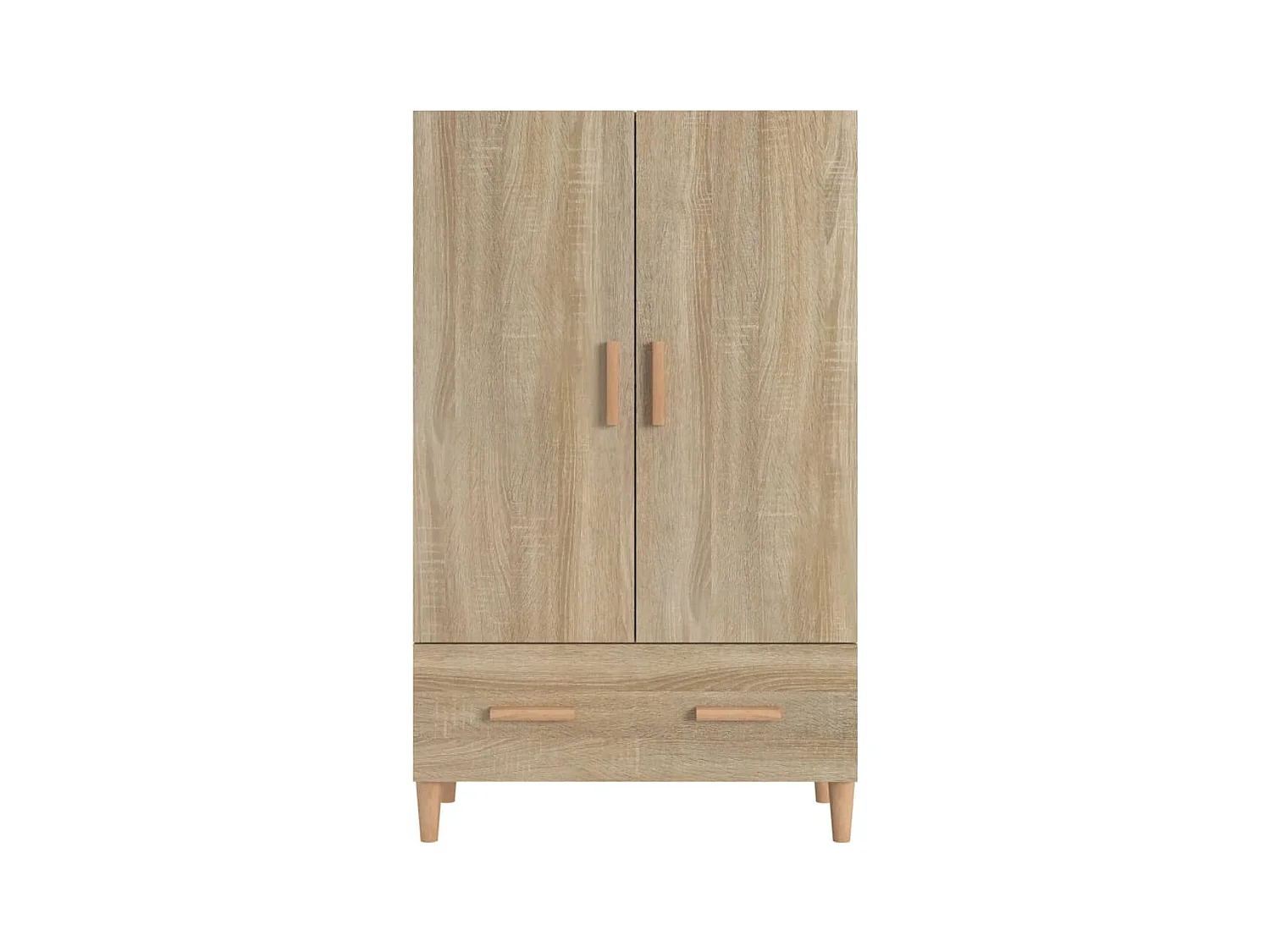 Aparador cómoda cómoda armario mueble organizador cocina salón salón alto Sonoma 70 x 31 x 115 cm madera contrachapada marrón 02_0034200