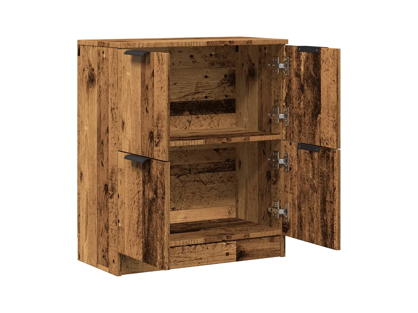 Credenza buffet cassettiera mobile contenitore organizer cucina soggiorno soggiorno legno vecchio 60 x 30 x 70 cm derivati ​​del legno marrone 02_0036603