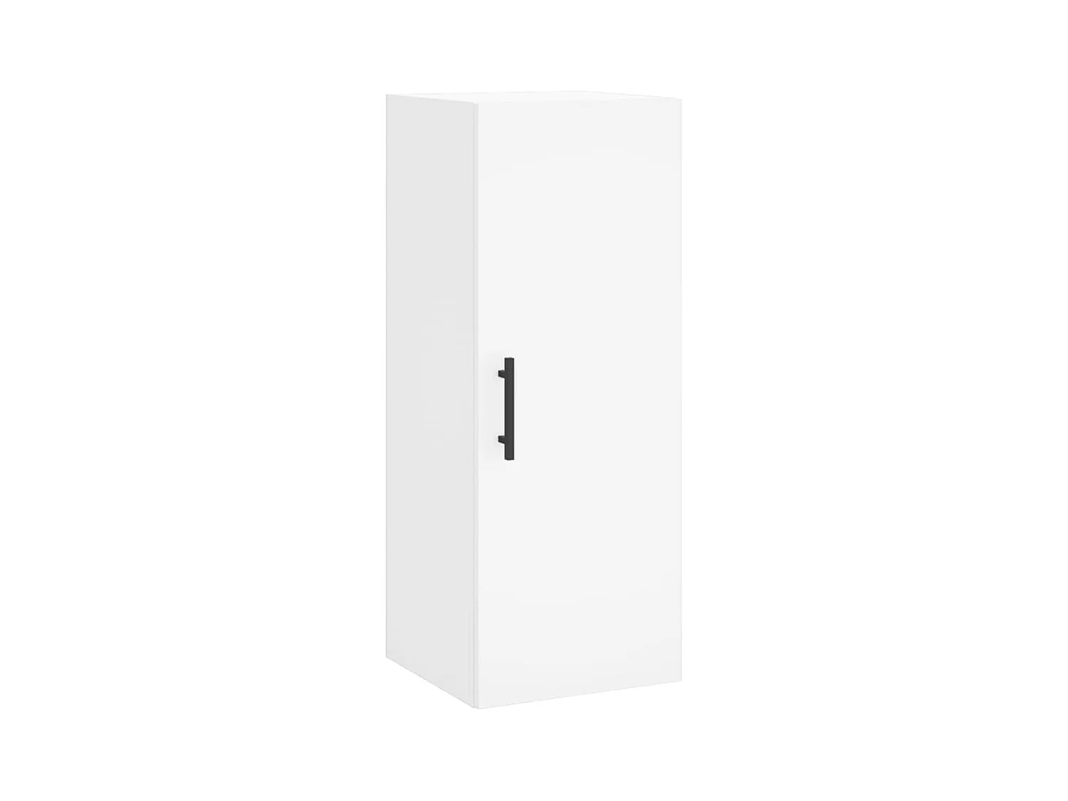 Aparador cómoda cómoda armario mueble organizador cocina salón salón alto 34,5 x 34 x 180 cm madera contrachapada blanco 02_0032382