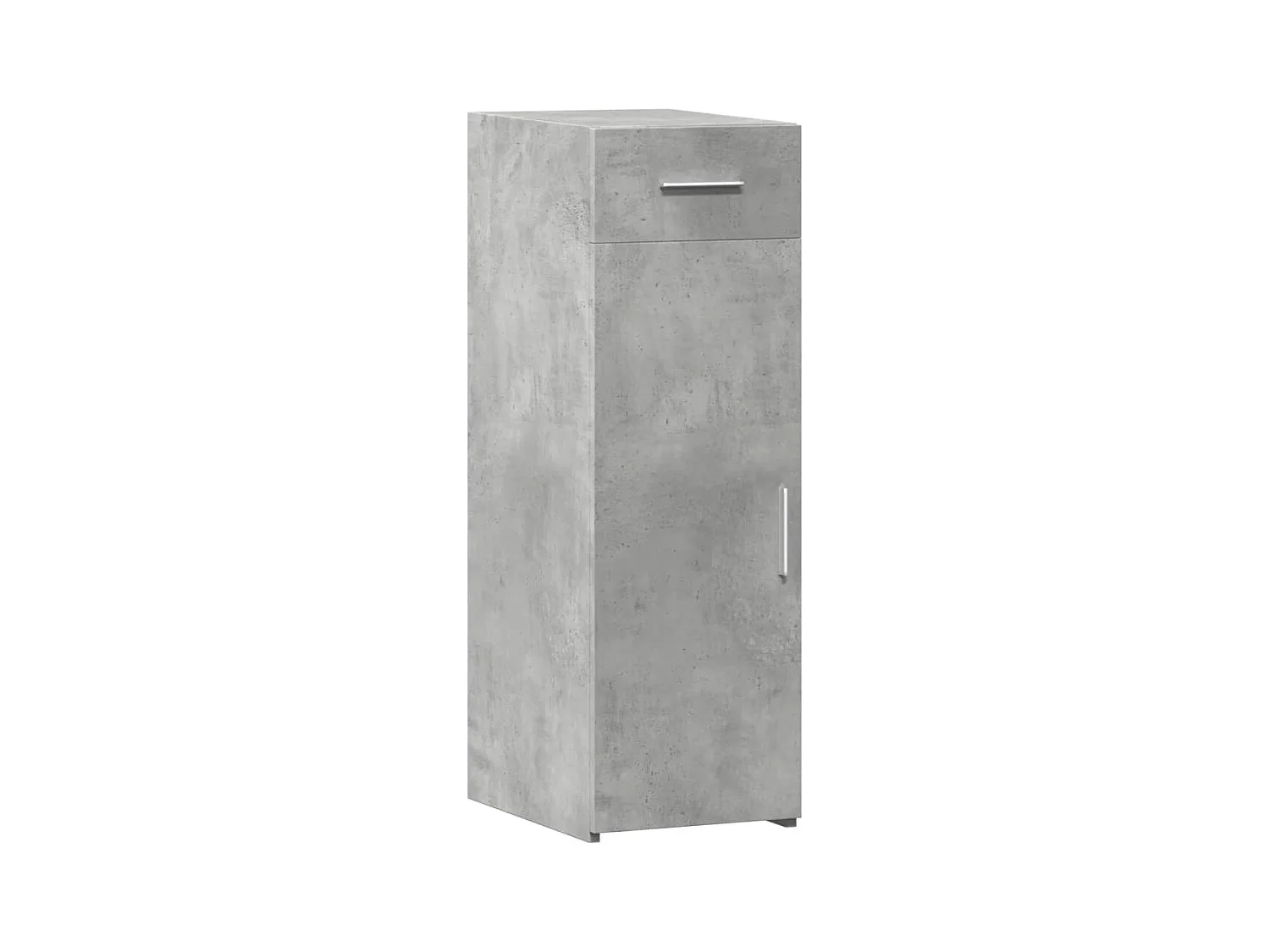 Credenza buffet cassettiera mobile contenitore organizer cucina soggiorno soggiorno 30 x 42,5 x 93 cm derivati ​​del legno grigio 02_0031863