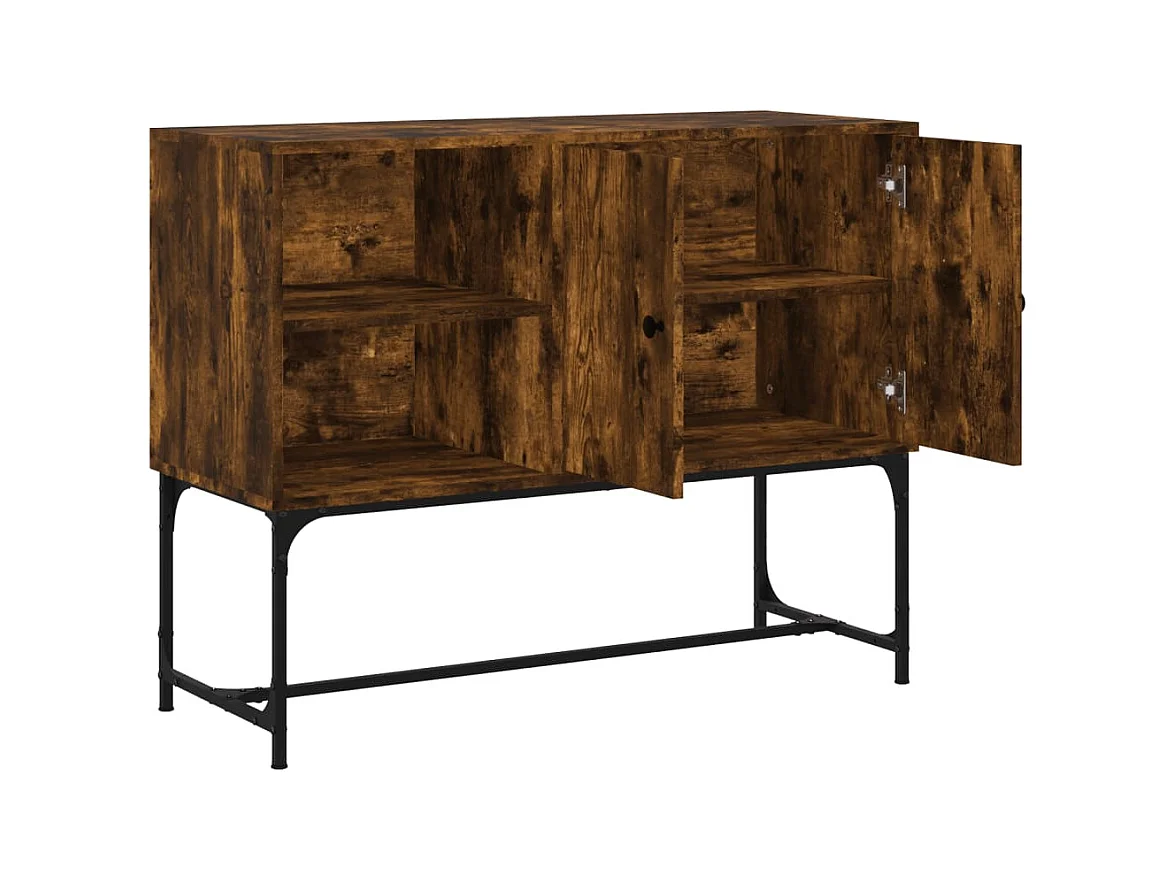 Aparador cómoda cómoda armario mueble organizador cocina salón salón 100 x 40 x 79,5 cm madera contrachapada marrón 02_0030842