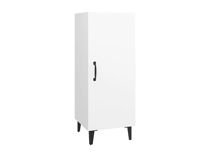 Credenza buffet cassettiera mobile contenitore organizer cucina soggiorno soggiorno 34,5 x 34 x 90 cm derivati ​​del legno bianco 02_0030275