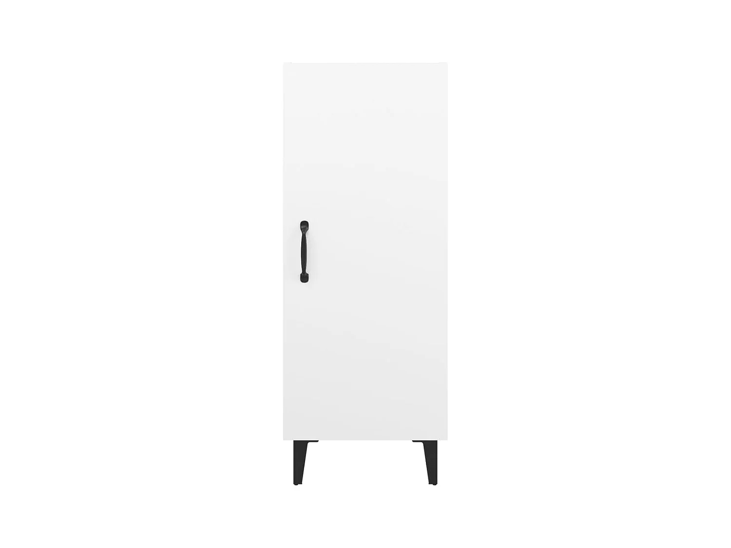 Credenza buffet cassettiera mobile contenitore organizer cucina soggiorno soggiorno 34,5 x 34 x 90 cm derivati ​​del legno bianco 02_0030275