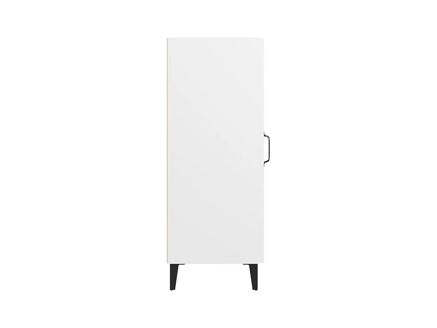 Credenza buffet cassettiera mobile contenitore organizer cucina soggiorno soggiorno 34,5 x 34 x 90 cm derivati ​​del legno bianco 02_0030275