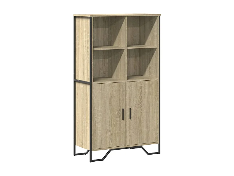Credenza buffet cassettiera mobile contenitore organizer cucina soggiorno soggiorno alto sonoma 79,5 x 35,5 x 137,5 cm derivati ​​del legno marrone 02_0034207