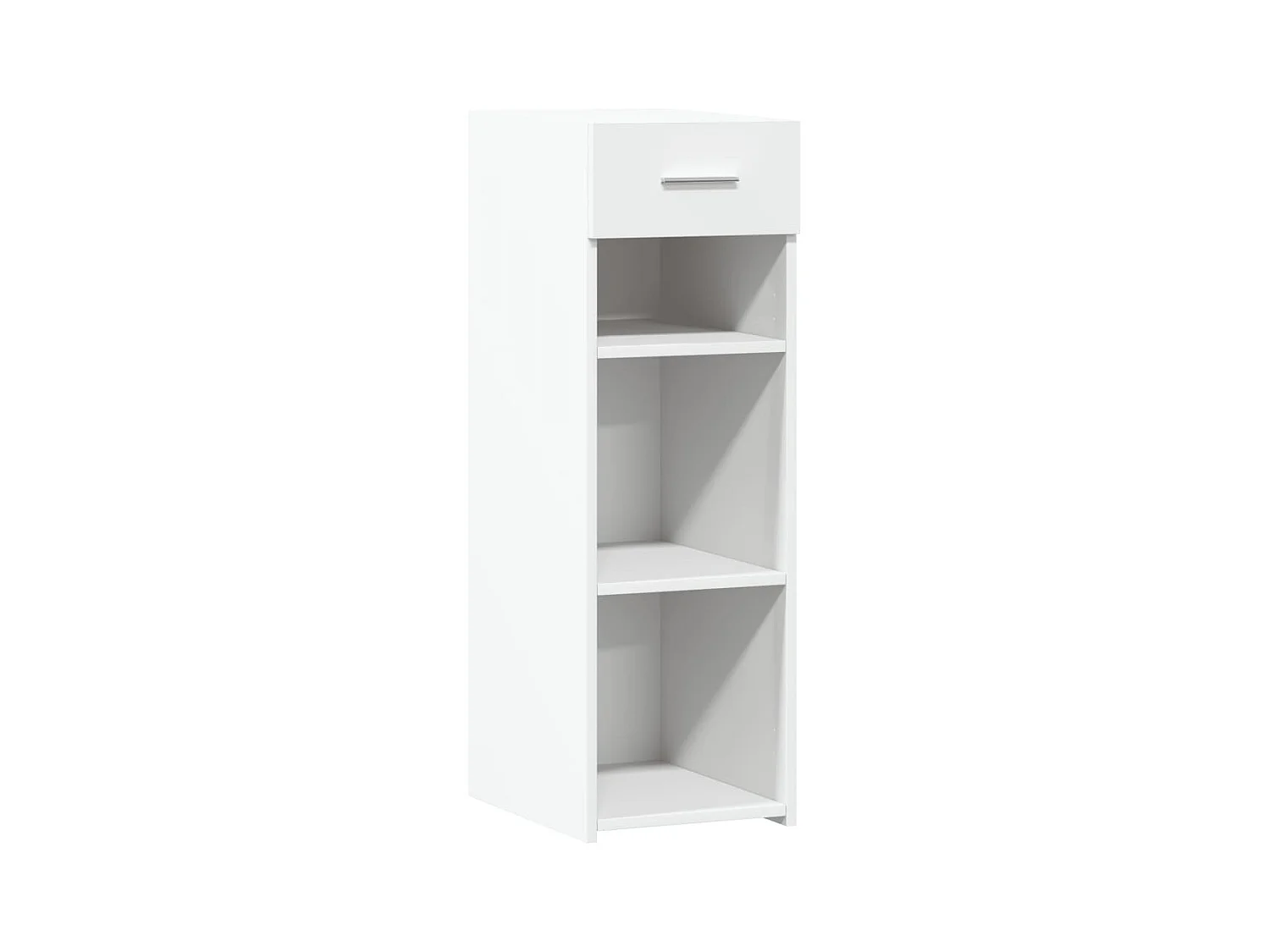 Credenza buffet cassettiera mobile contenitore organizer cucina soggiorno soggiorno 30 x 42,5 x 93 cm derivati ​​del legno bianco 02_0030225