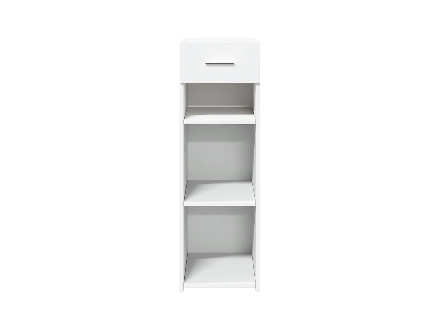 Credenza buffet cassettiera mobile contenitore organizer cucina soggiorno soggiorno 30 x 42,5 x 93 cm derivati ​​del legno bianco 02_0030225