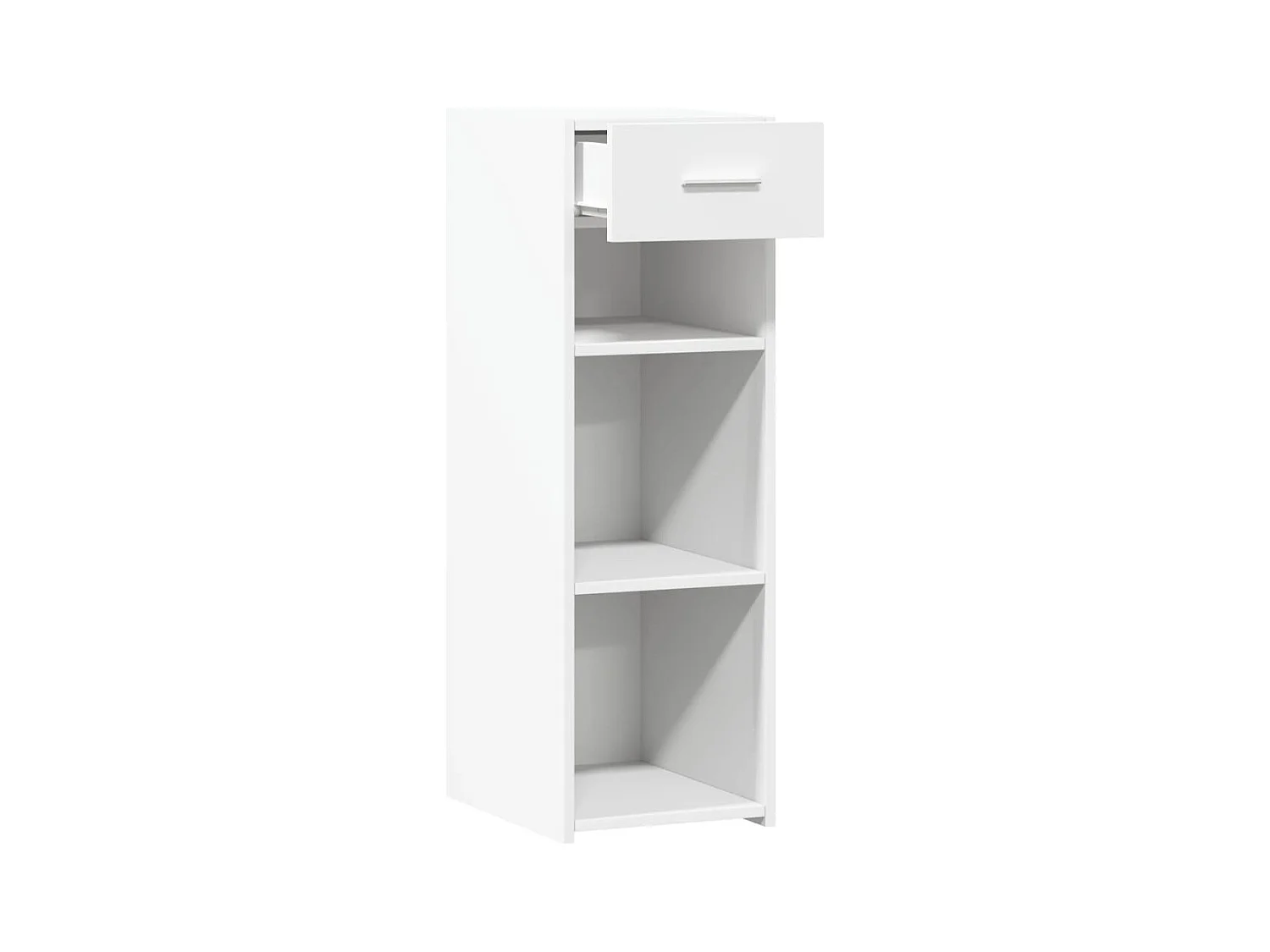 Credenza buffet cassettiera mobile contenitore organizer cucina soggiorno soggiorno 30 x 42,5 x 93 cm derivati ​​del legno bianco 02_0030225