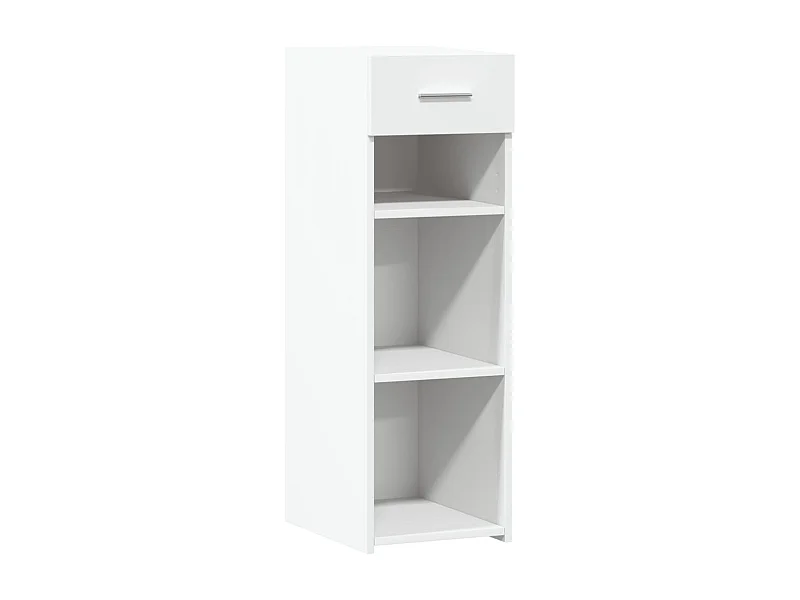 Aparador buffet cómoda mueble mueble de almacenaje organizador cocina salón salón 30 x 42,5 x 93 cm madera contrachapada blanco 02_0030225