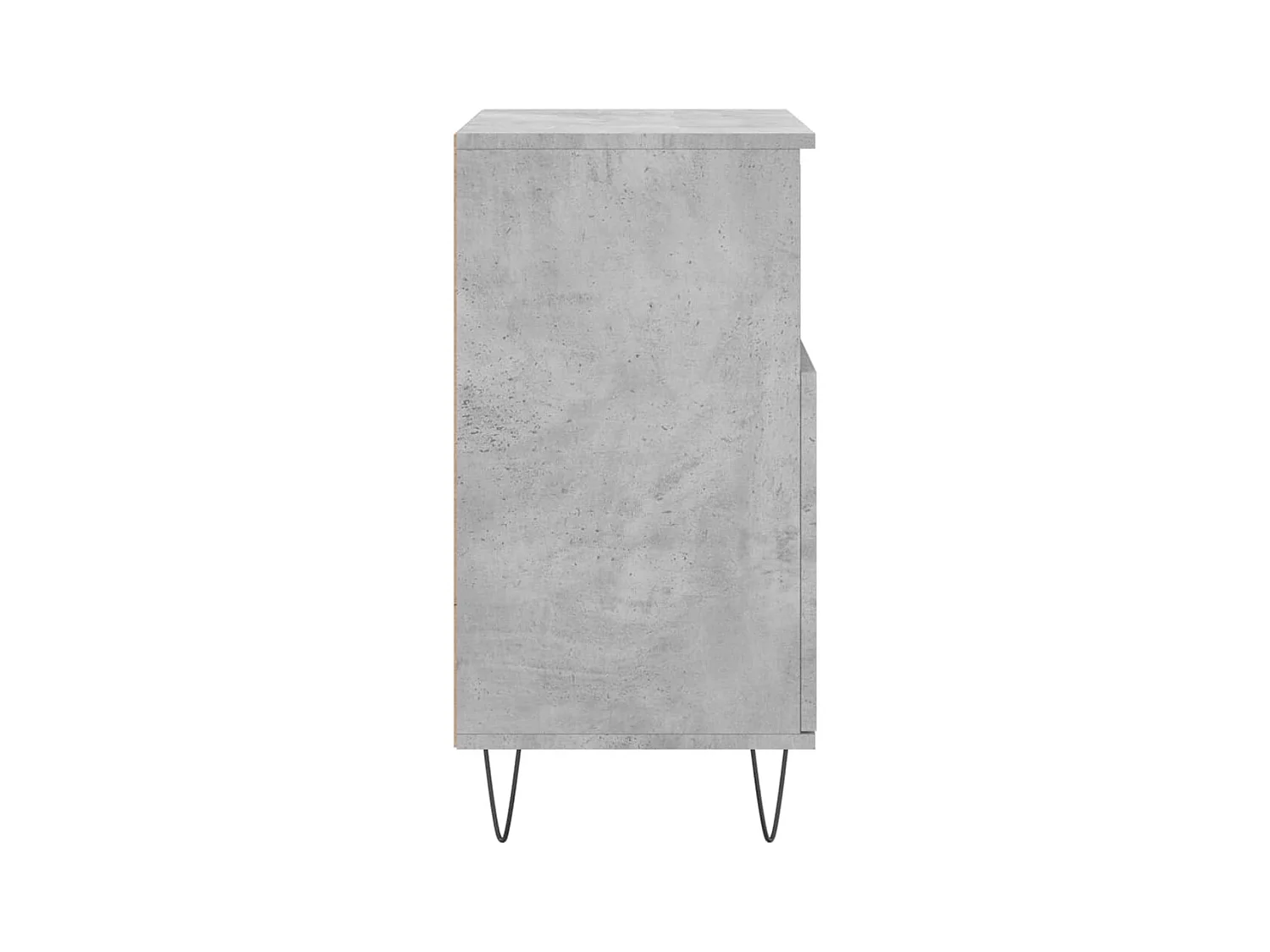 Credenza buffet cassettiera mobile contenitore organizer cucina soggiorno soggiorni set da 2 pannelli in derivati ​​del legno grigio 02_0036874