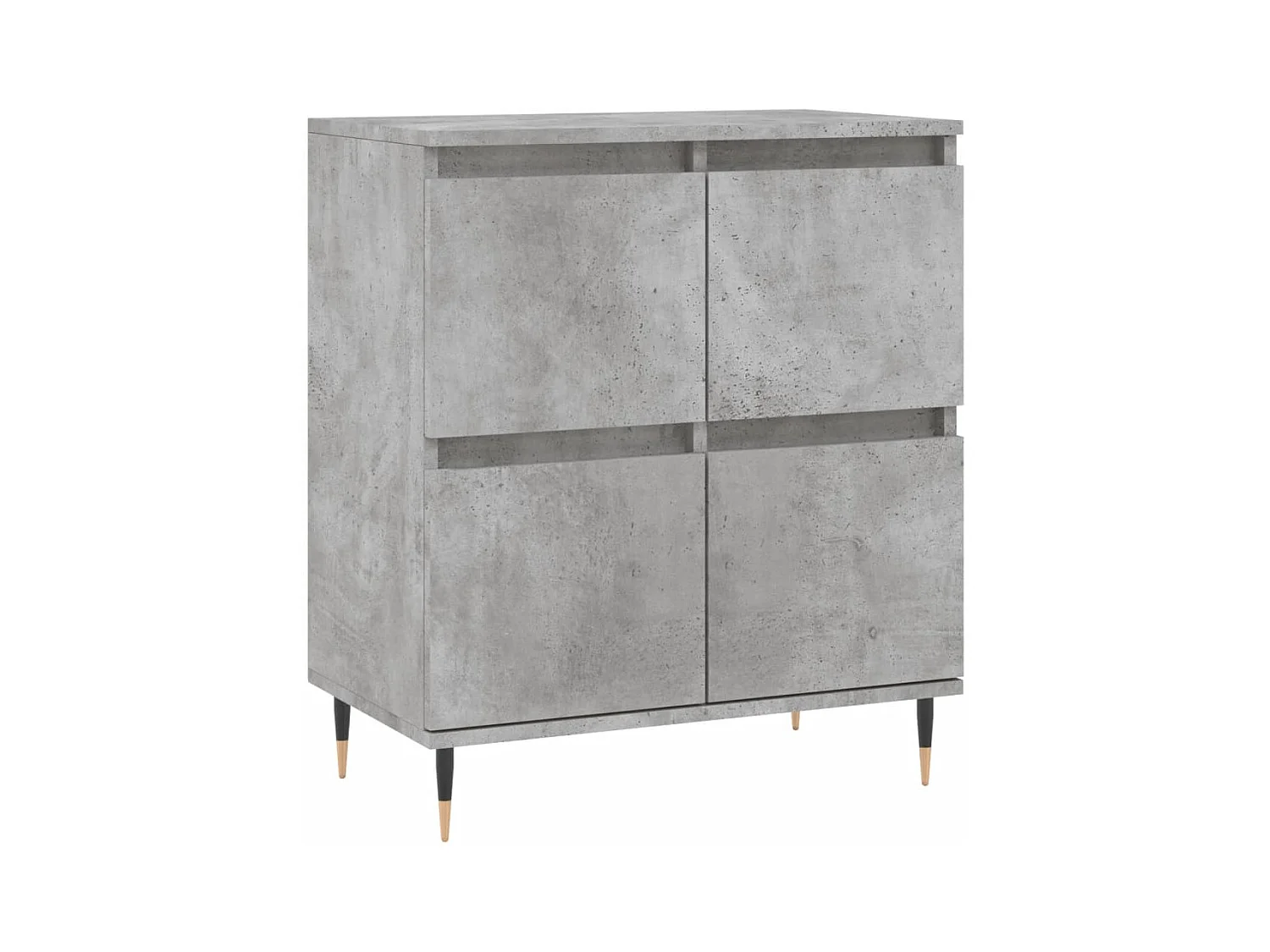 Aparador buffet cómoda mueble mueble de almacenamiento organizador cocina salón salón 60 x 35 x 70 cm madera contrachapada gris 02_0031990