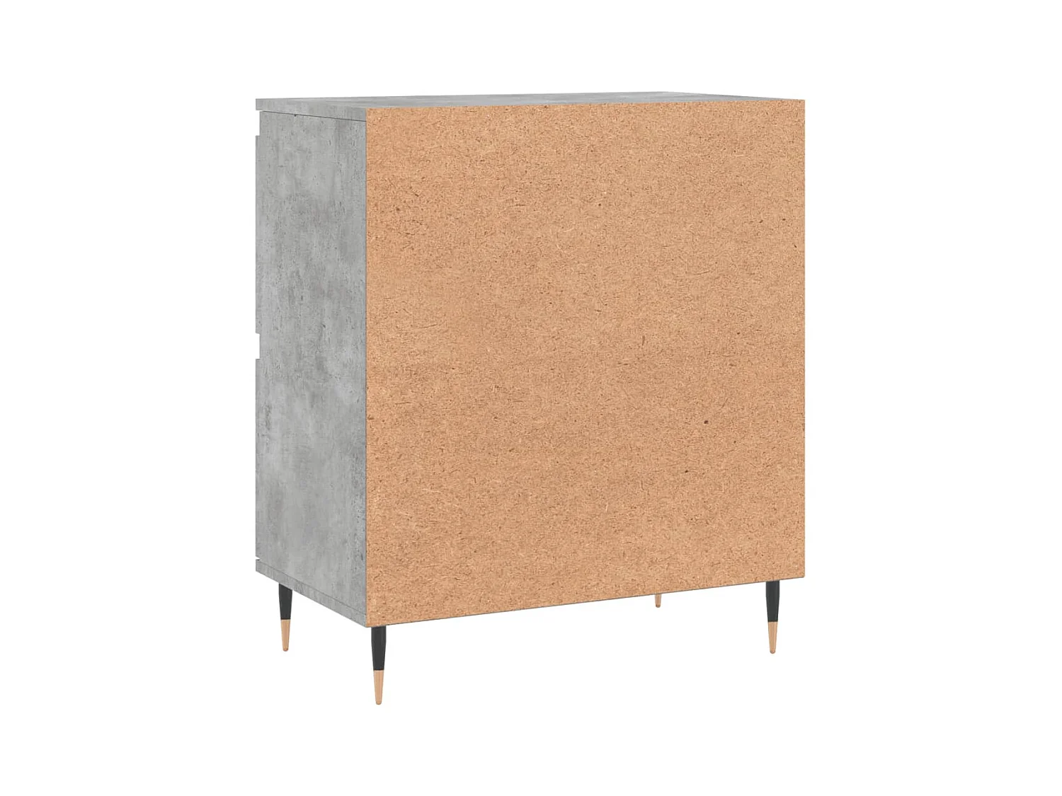 Aparador buffet cómoda mueble mueble de almacenamiento organizador cocina salón salón 60 x 35 x 70 cm madera contrachapada gris 02_0031990