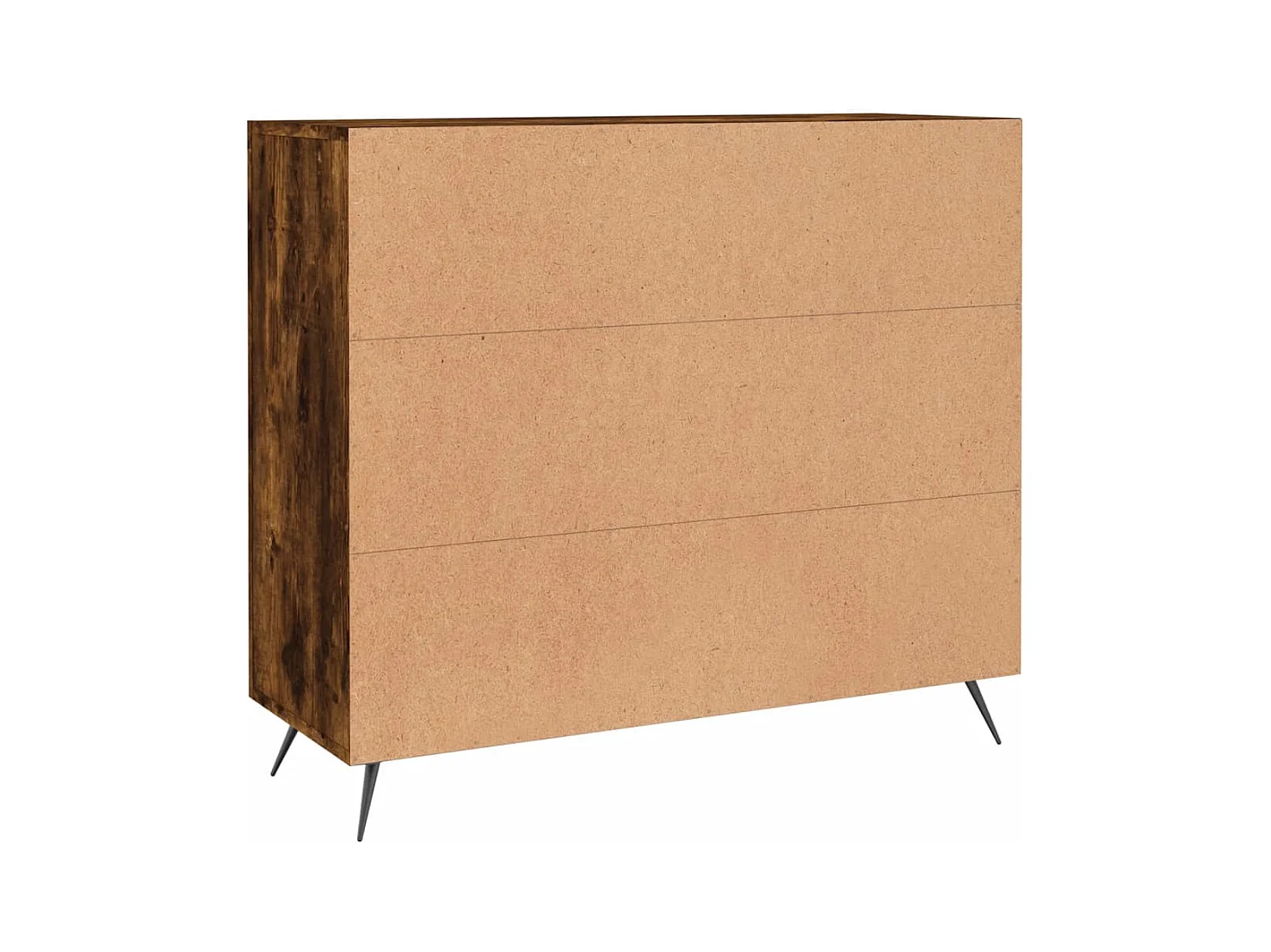 Aparador cómoda cómoda mueble mueble de almacenaje organizador cocina salón salón 90 x 34 x 80 cm madera contrachapada marrón 02_0031129