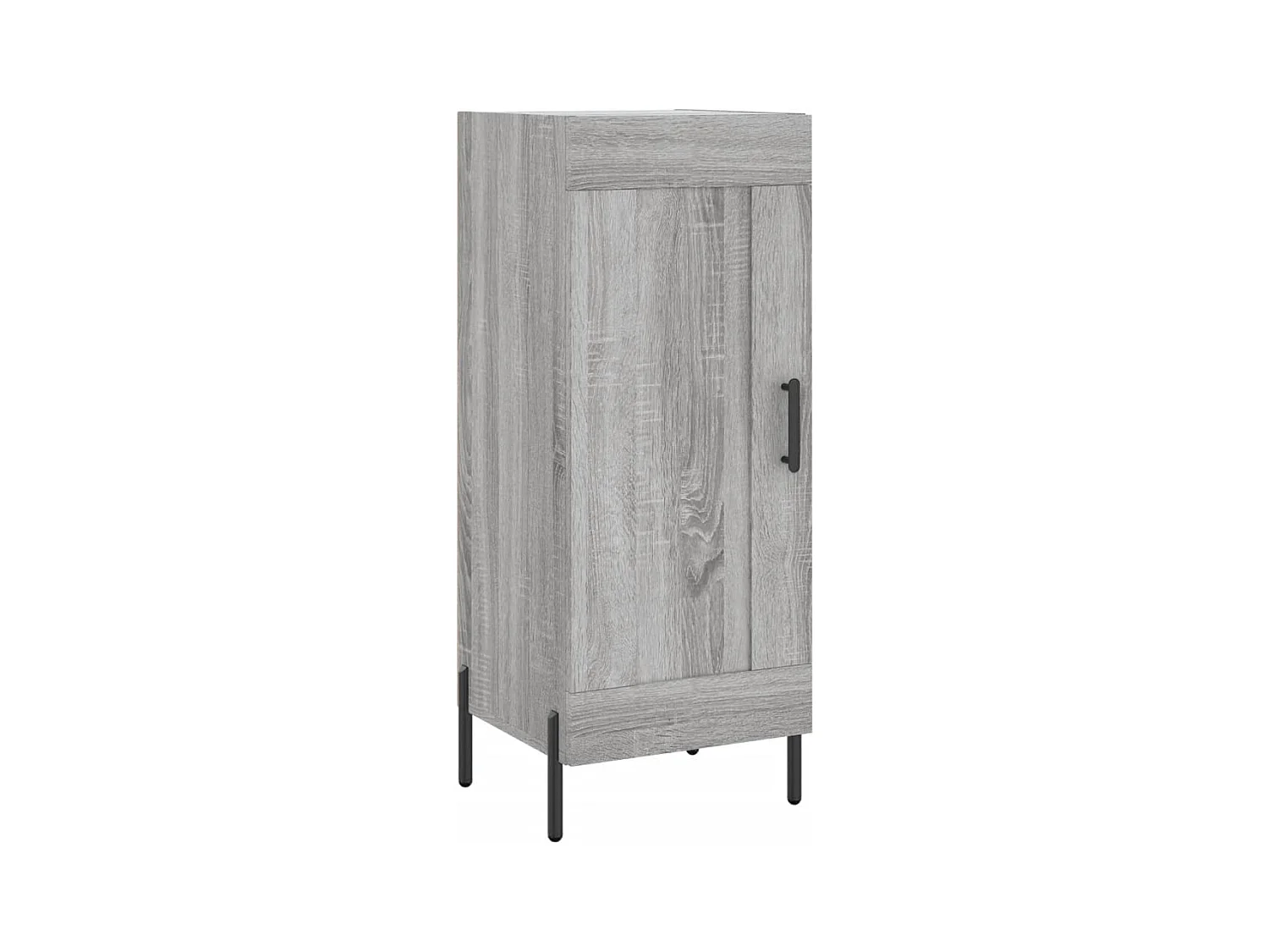 Aparador aparador cómoda armario mueble organizador cocina salón salón alto Sonoma 34,5 x 34 x 180 cm madera contrachapada gris 02_0035258