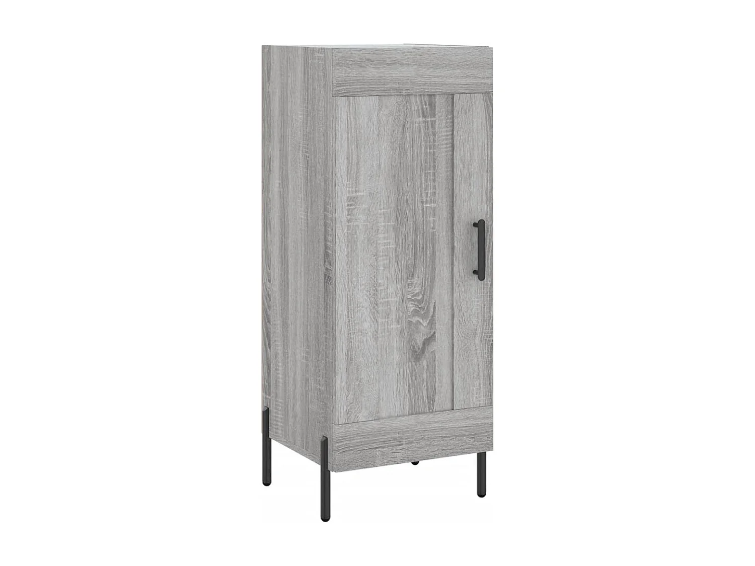 Aparador aparador cómoda armario mueble organizador cocina salón salón alto Sonoma 34,5 x 34 x 180 cm madera contrachapada gris 02_0035258