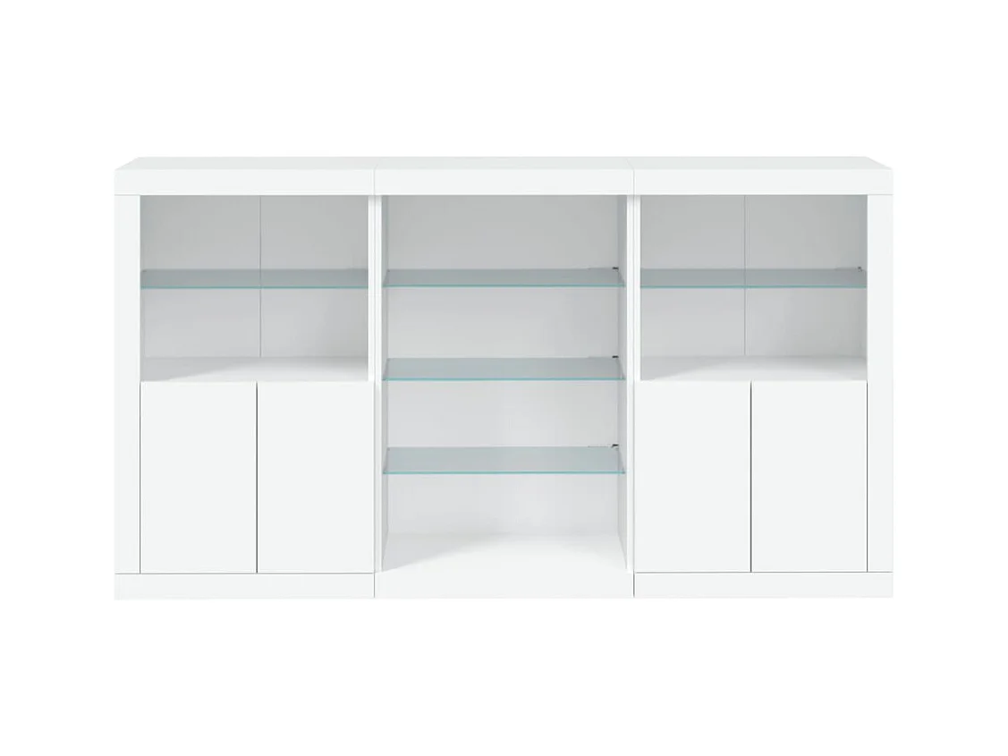 bahut commode armoire blanche 181.5 x 37 x 100 cm 02_0029837