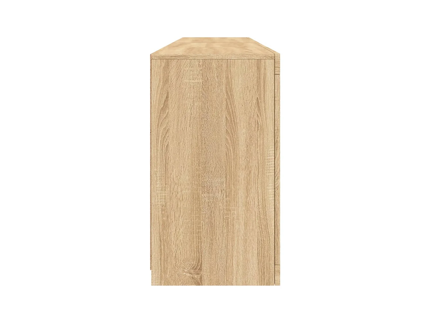 Buffet aparador cômoda armário organizador de unidade cozinha sala sala com luzes LED sonoma 164 x 37 x 67 cm marrom 02_0029946