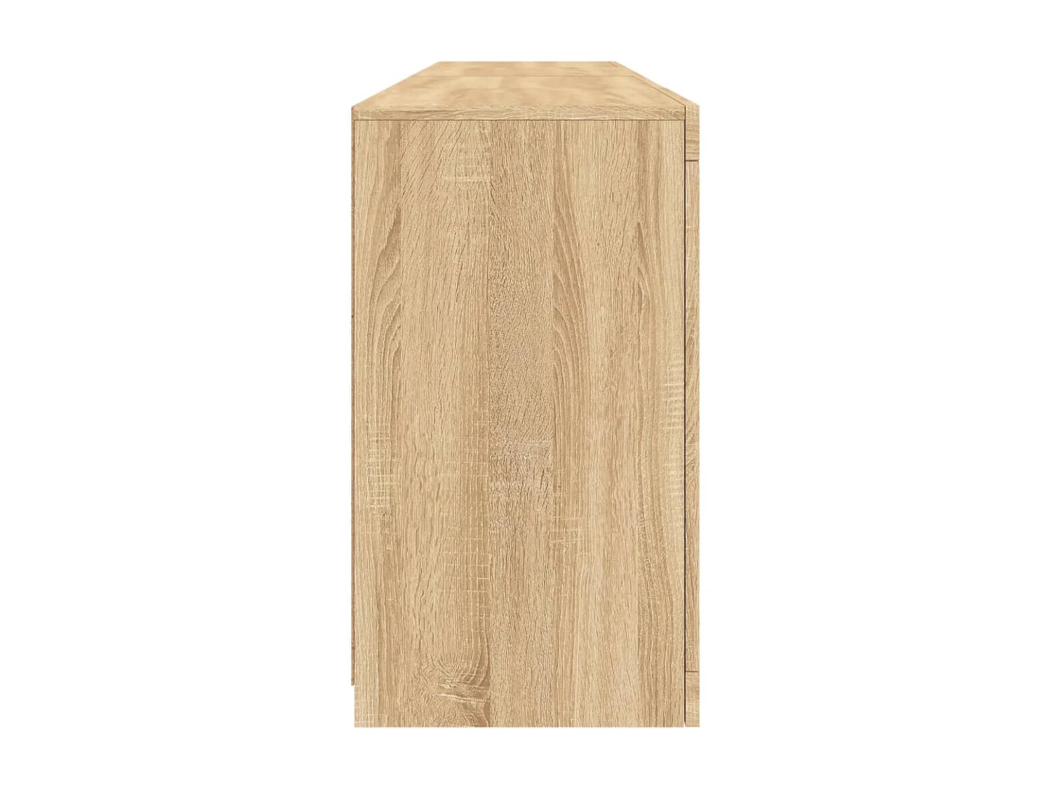 Buffet aparador cômoda armário organizador de unidade cozinha sala sala com luzes LED sonoma 164 x 37 x 67 cm marrom 02_0029946