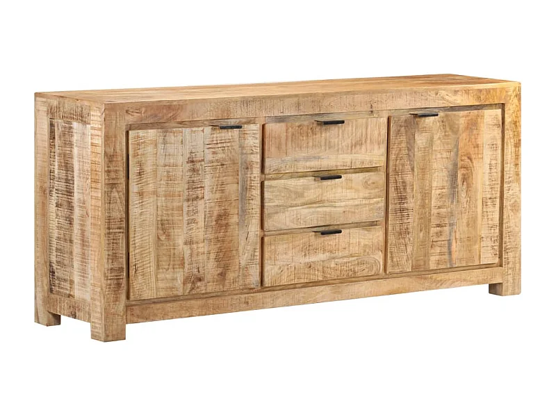 bahut commode armoire bois marron 175 x 40 x 75 cm 02_0029561