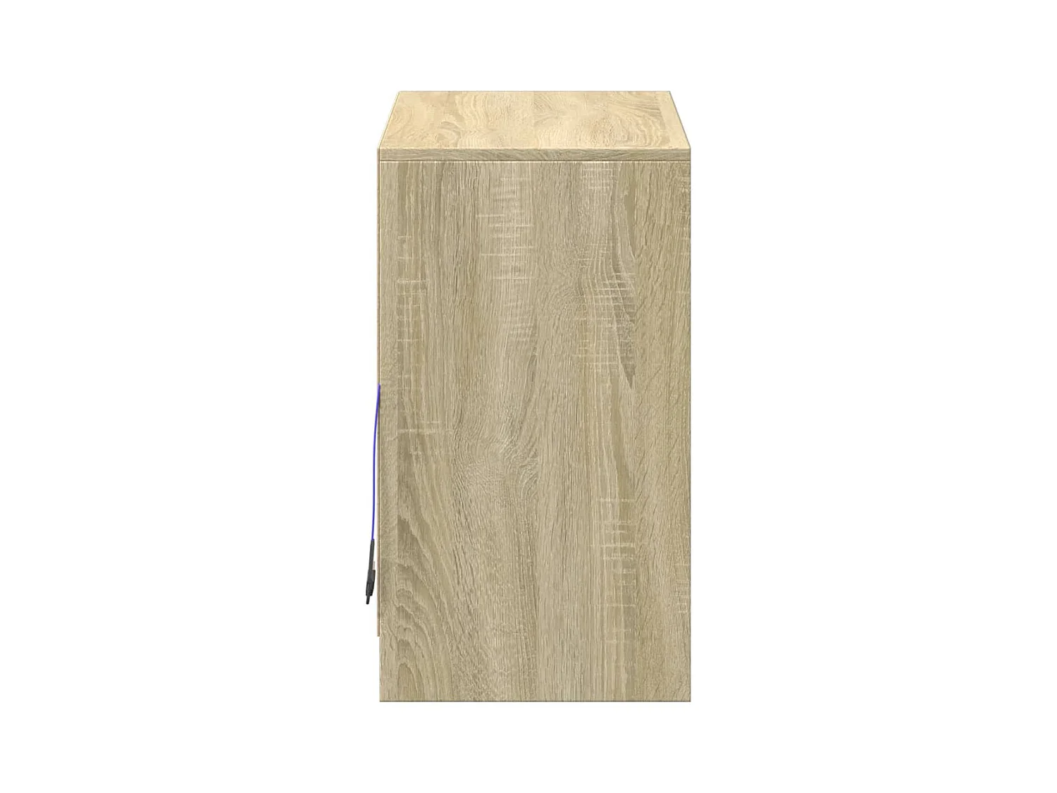 Buffet aparador cômoda armário organizador de unidade cozinha sala sala com Sonoma LED 72 x 34 x 61 cm madeira trabalhada marrom 02_0029798