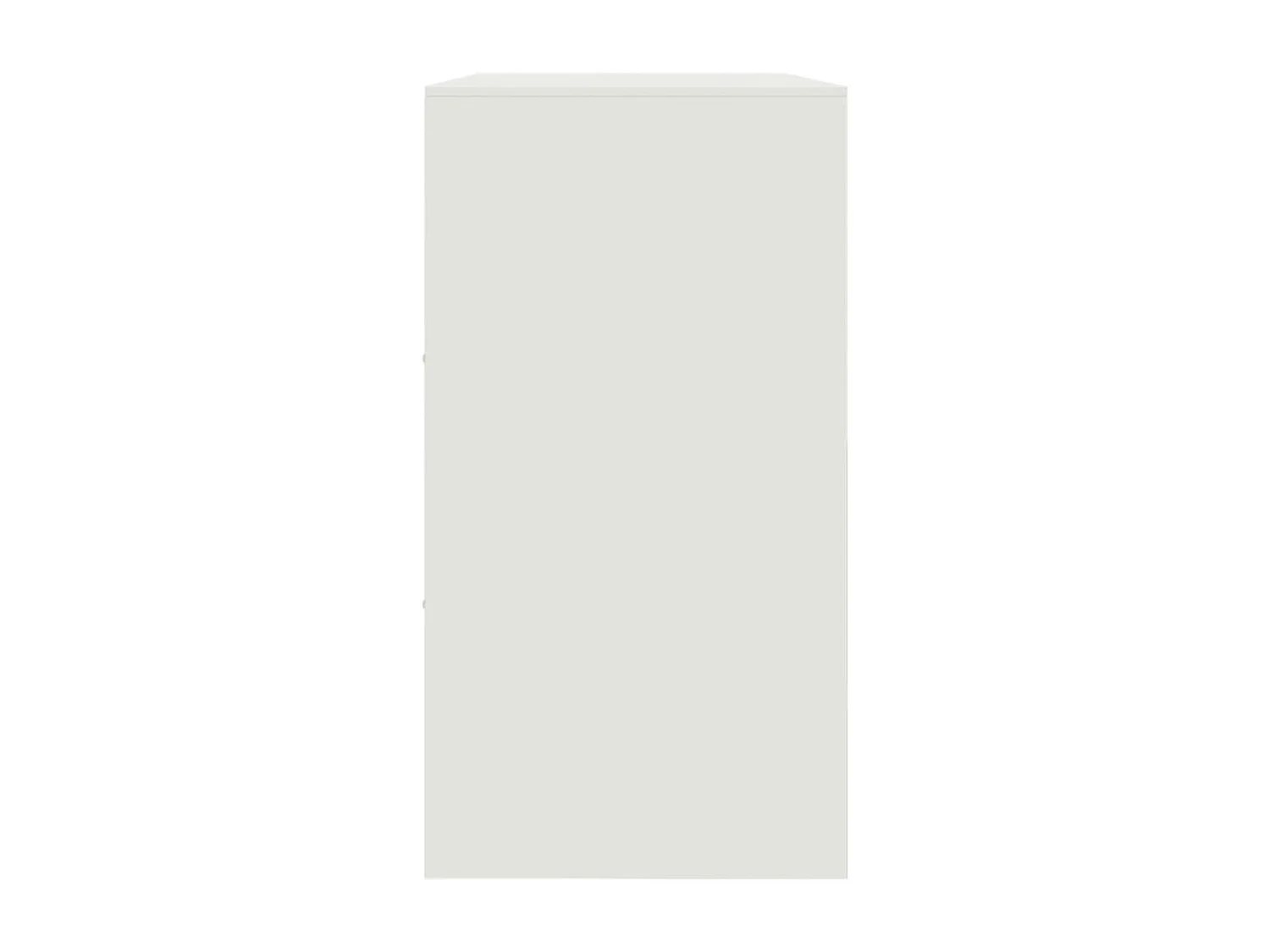 Aparador cómoda cómoda armario mueble organizador cocina salón salón 99 x 39 x 73 cm acero blanco 02_0030543