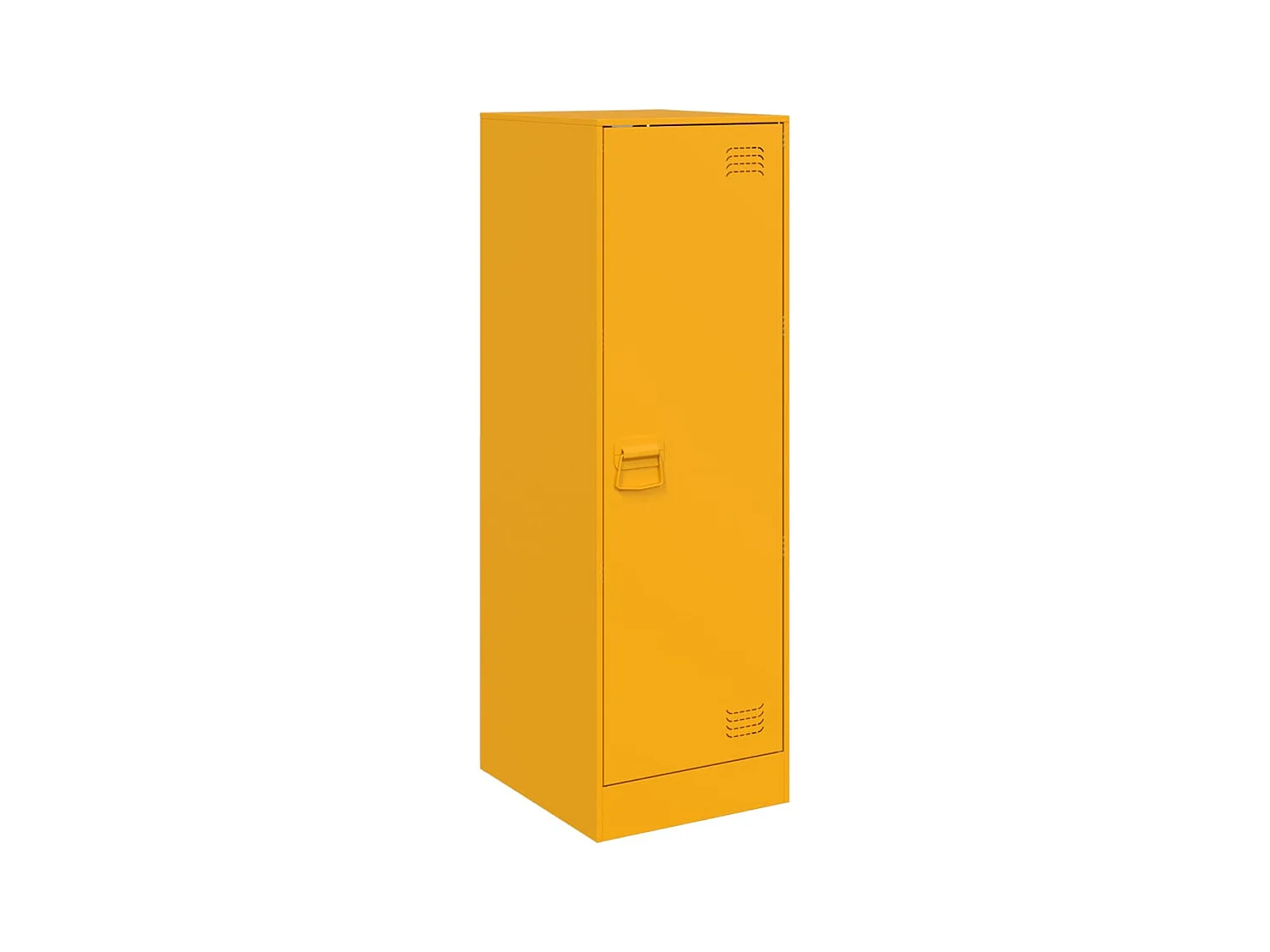 Credenza buffet cassettiera mobile contenitore organizer cucina soggiorno soggiorno giallo senape 34,5 x 39 x 107 cm acciaio Giallo 02_0035689