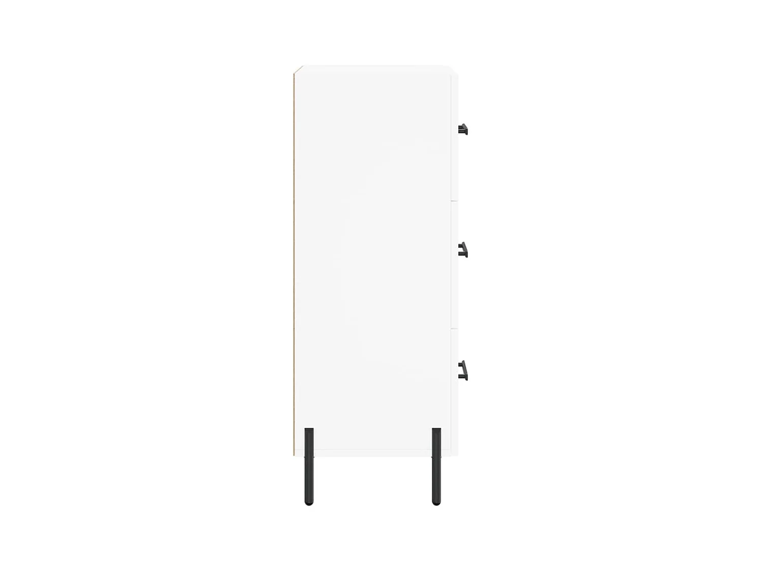 Credenza buffet cassettiera mobile contenitore organizer cucina soggiorno soggiorno 34,5 x 34 x 90 cm derivati ​​del legno bianco 02_0030258