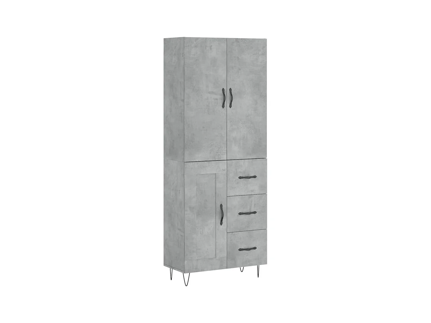 bahut commode armoire bois marron 69.5 x 34 x 180 cm 02_0034645