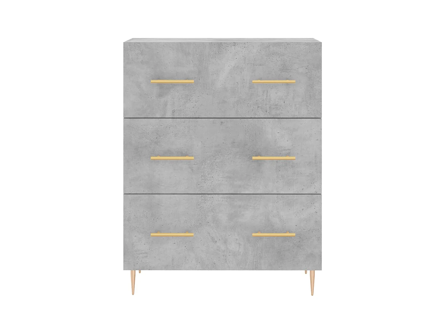 Aparador buffet cómoda armario mueble organizador cocina salón salón alto 69,5 x 34 x 180 cm madera contrachapada gris 02_0034505