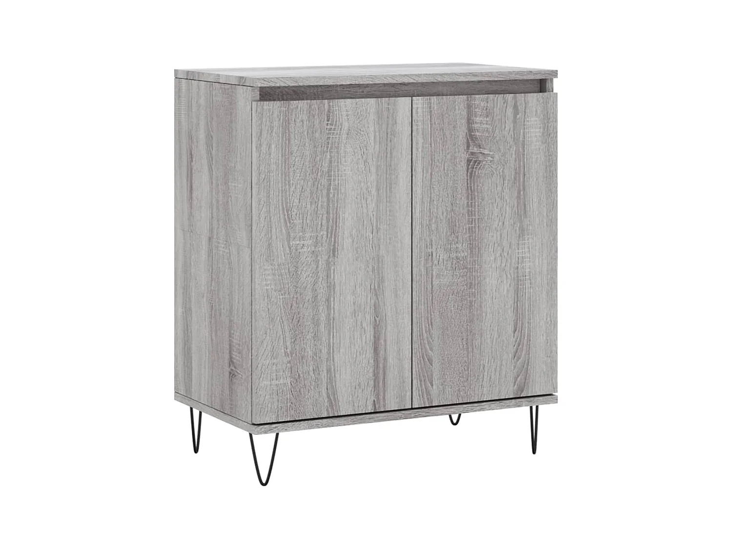 Aparador cómoda cómoda armario mueble organizador cocina salón salón Sonoma 60 x 35 x 70 cm madera contrachapada gris 02_0036405