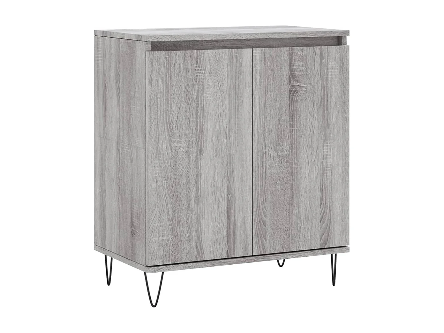 Aparador aparador cômoda armário unidade de arrumação organizador cozinha sala sala Sonoma 60 x 35 x 70 cm madeira trabalhada cinza 02_0036405