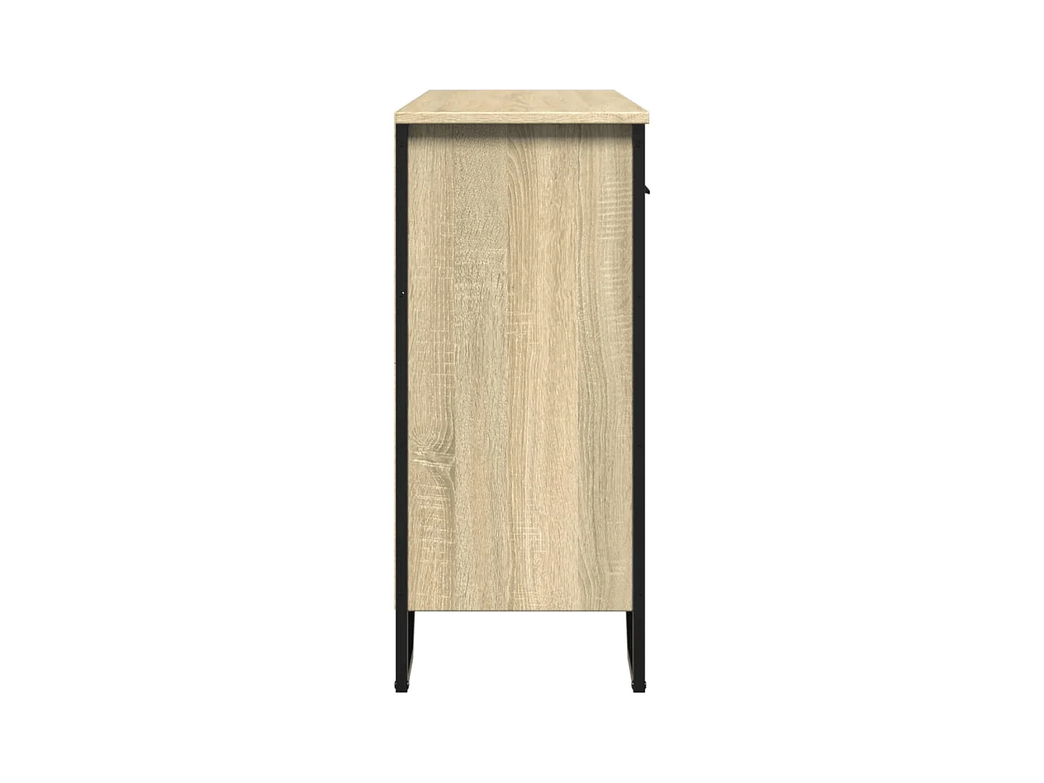 Aparador buffet cómoda armario unidad de almacenamiento organizador cocina salón salón Sonoma 97 x 32,5 x 74,5 cm madera contrachapada marrón 02_0031742