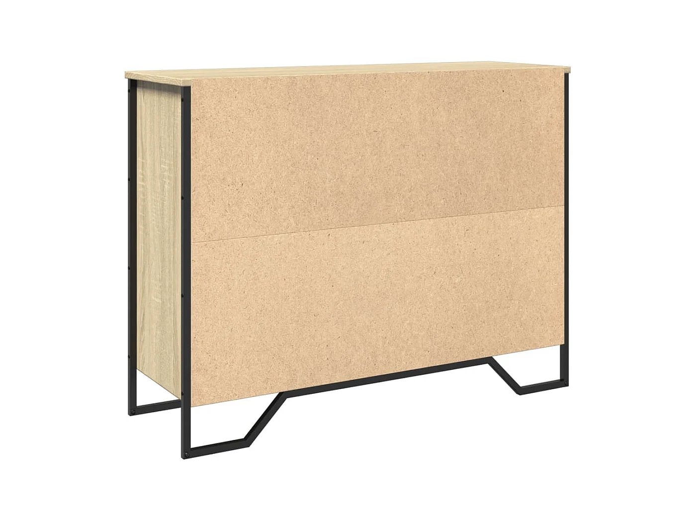 Aparador buffet cómoda armario unidad de almacenamiento organizador cocina salón salón Sonoma 97 x 32,5 x 74,5 cm madera contrachapada marrón 02_0031742