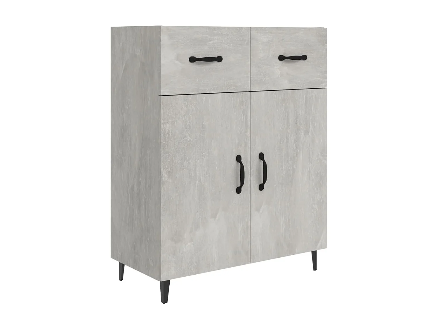 Aparador cômoda armário armário organizador cozinha sala sala 69,5 x 34 x 90 cm madeira trabalhada cinza 02_0032078