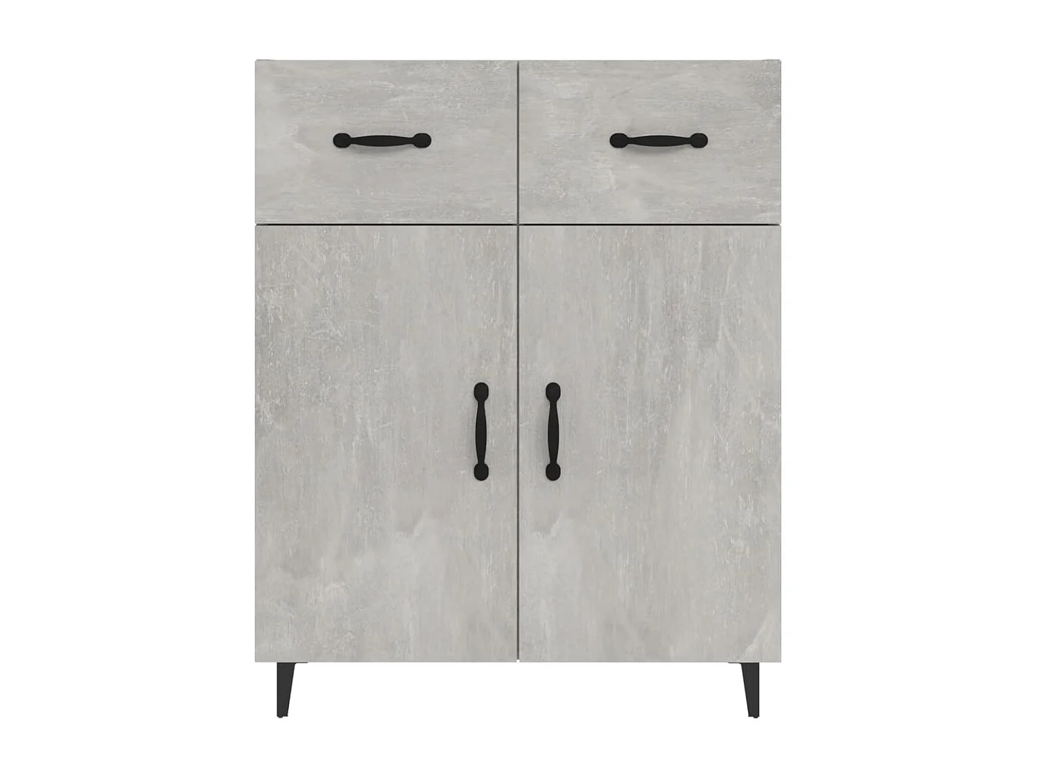 Aparador cômoda armário armário organizador cozinha sala sala 69,5 x 34 x 90 cm madeira trabalhada cinza 02_0032078