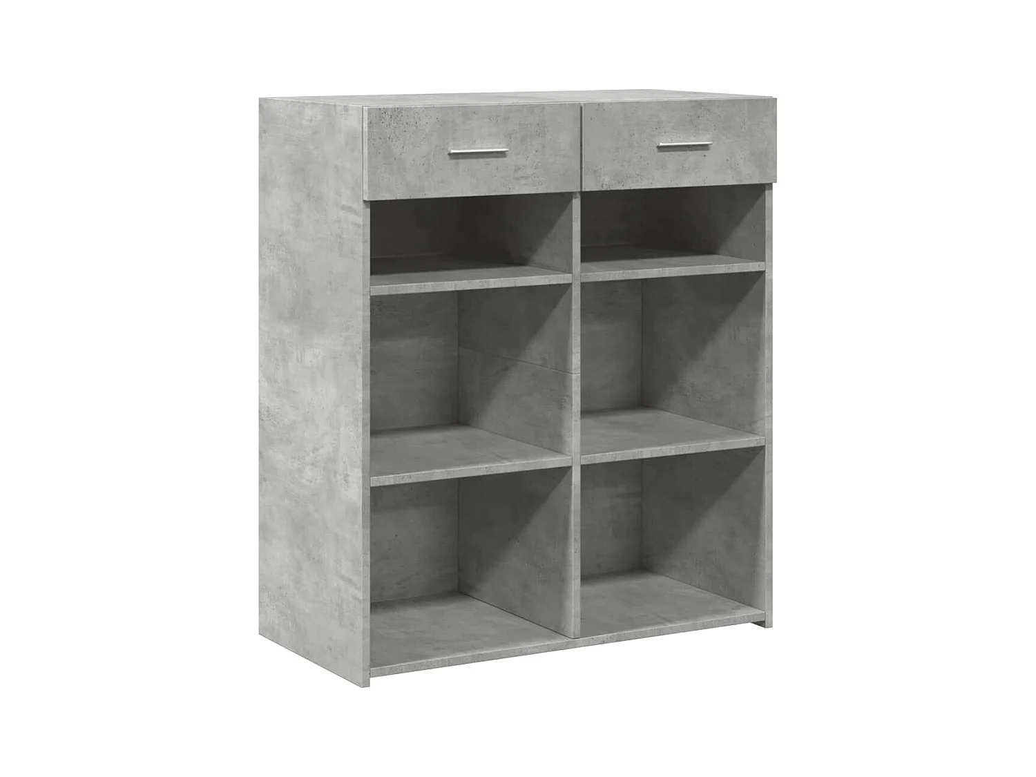 Aparador buffet cômoda armário organizador cozinha sala sala 80 x 42,5 x 93 cm madeira trabalhada cinza 02_0032108
