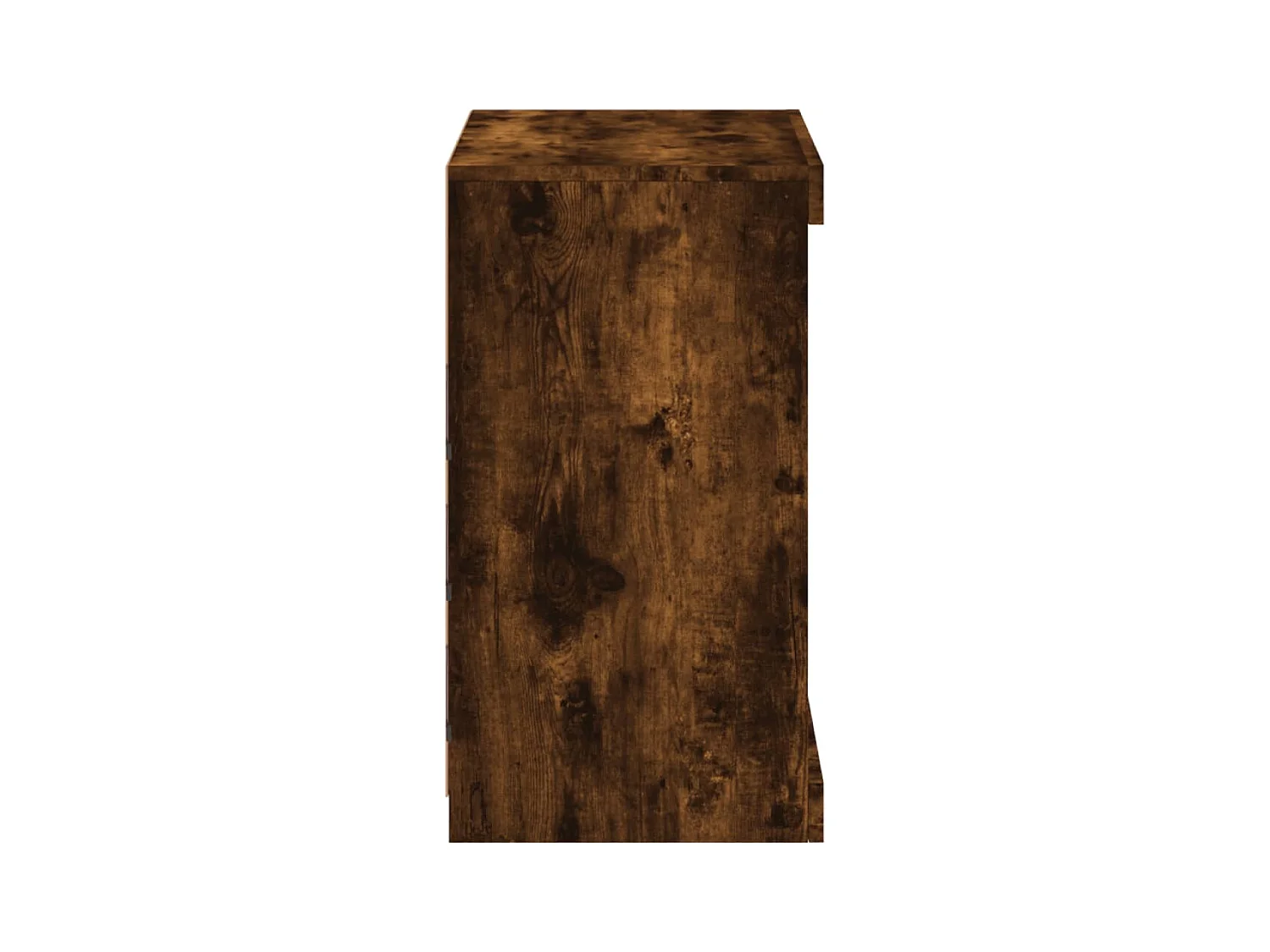 Aparador cômoda armário armário organizador cozinha sala sala com luzes LED 60,5 x 37 x 67 cm marrom 02_0029889