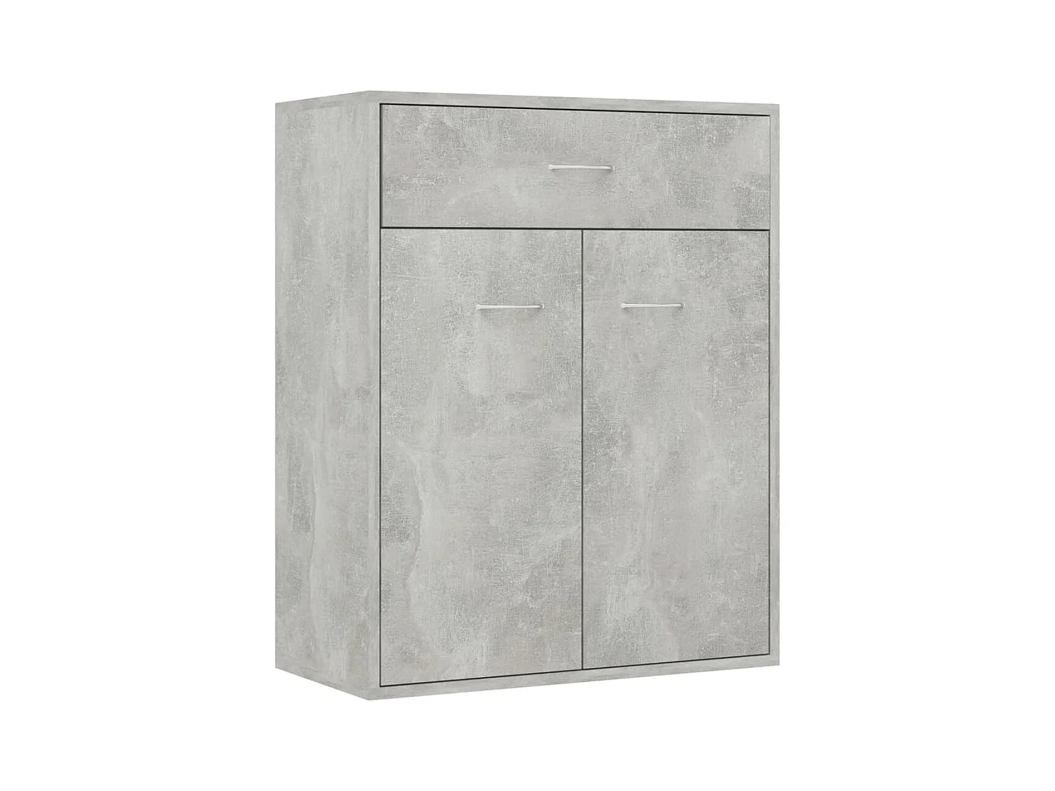 Aparador buffet cómoda mueble mueble de almacenaje organizador cocina salón salón 60 x 30 x 75 cm madera contrachapada gris 02_0031959