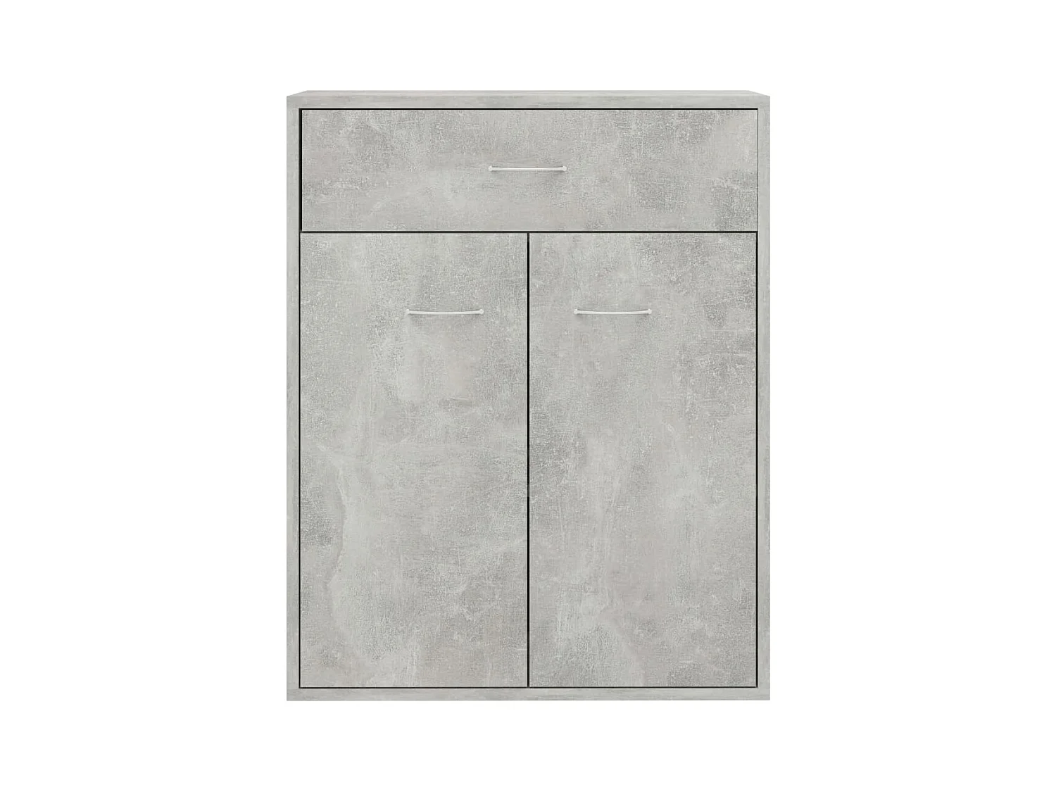 Aparador buffet cómoda mueble mueble de almacenaje organizador cocina salón salón 60 x 30 x 75 cm madera contrachapada gris 02_0031959