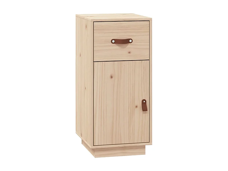 Buffet aparador cômoda armário organizador unidade cozinha sala sala 34 x 40 x 75 cm madeira maciça de pinho marrom 02_0029573