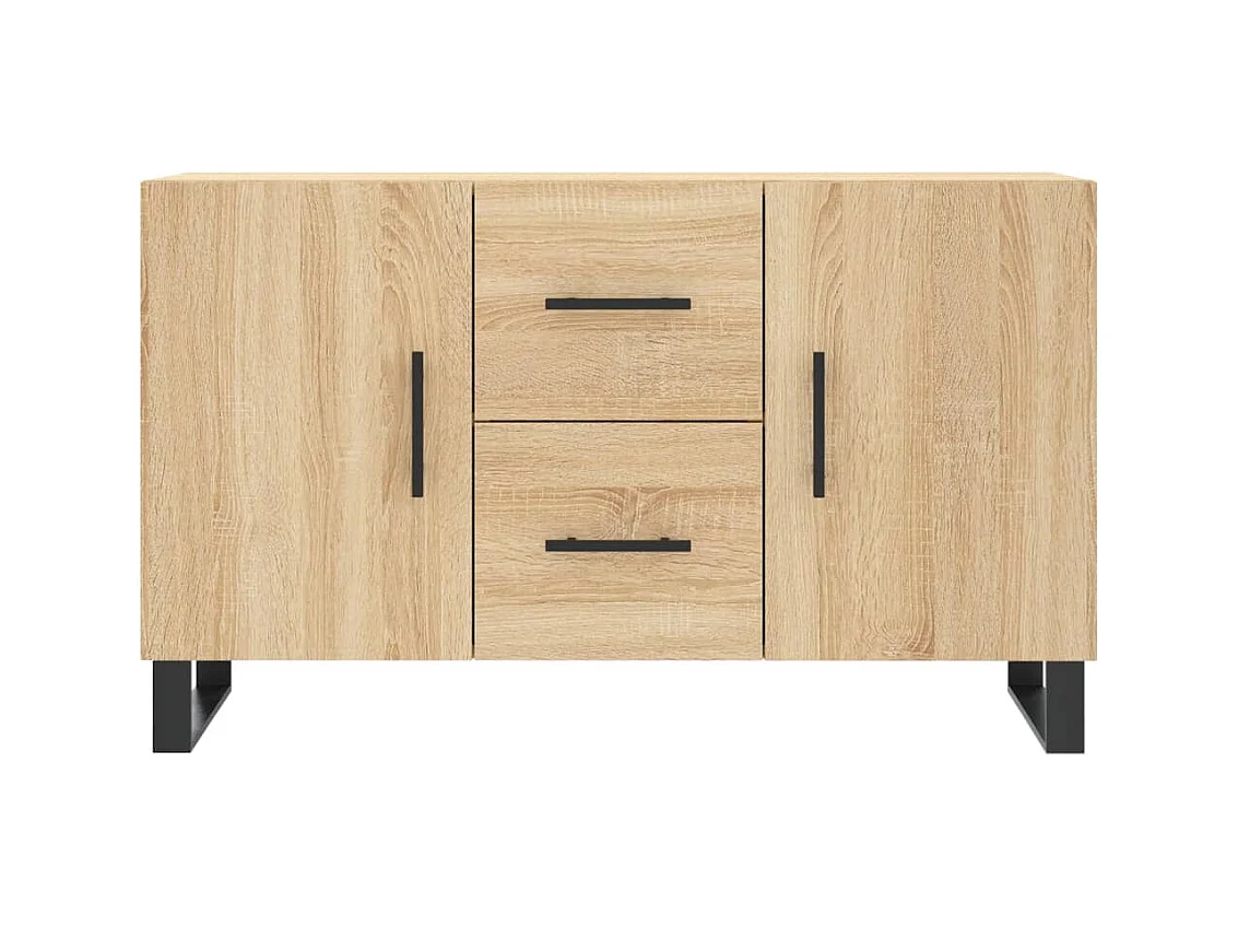 Aparador cómoda cómoda armario mueble organizador cocina salón salón Sonoma 100 x 36 x 60 cm madera contrachapada marrón 02_0031470